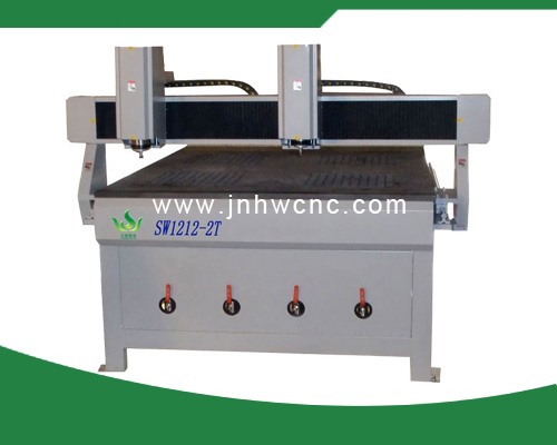 SW-1212 Doublespindlescnc router machine/wood engraving machine